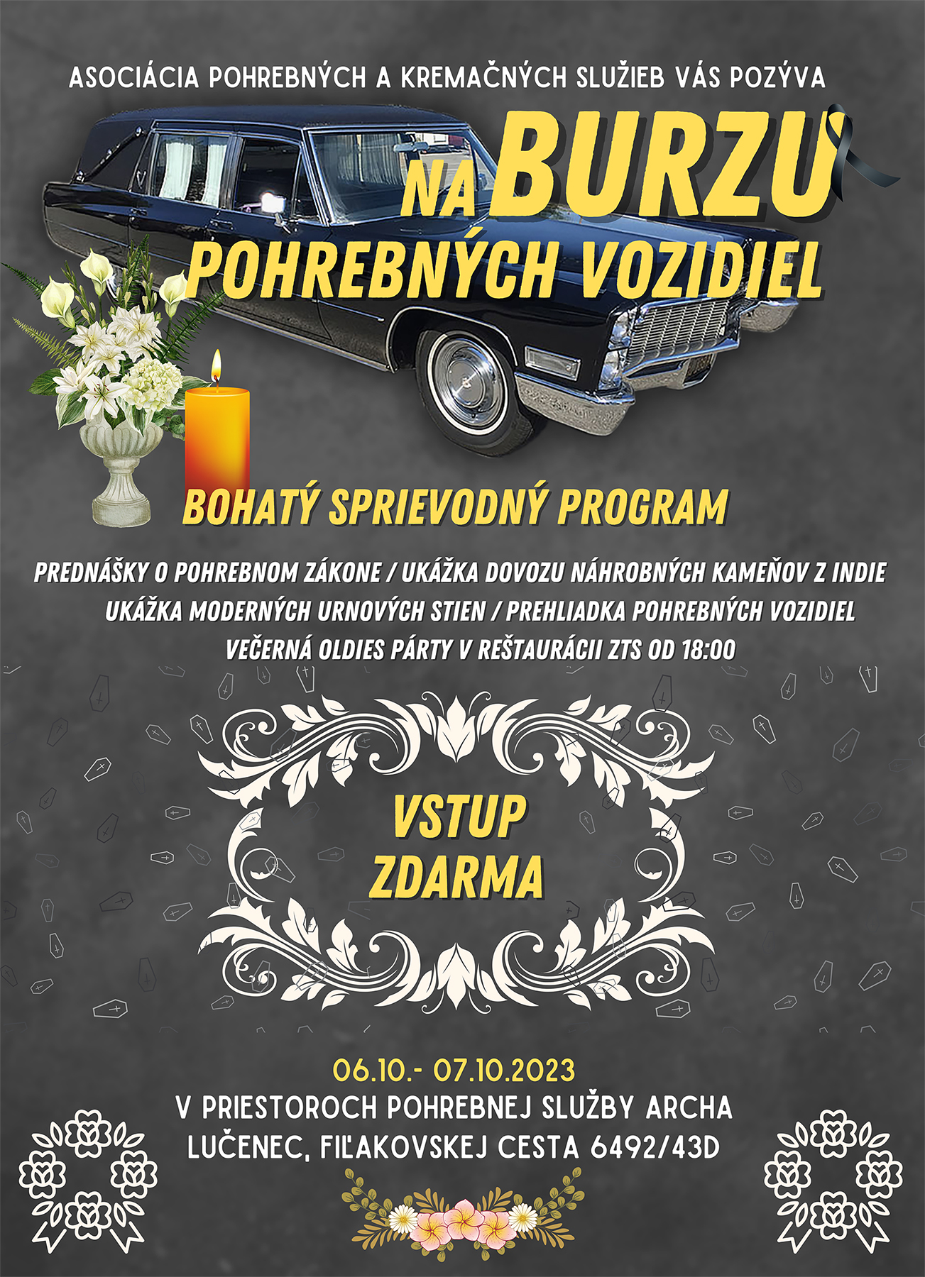 Burza pohrebnych vozidiel oktober kopie